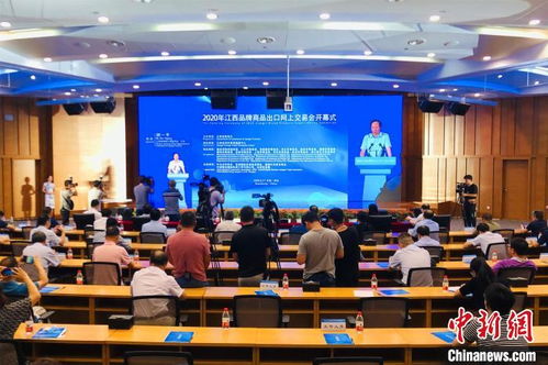 云端 對(duì)接洽談 江西品牌商品出口網(wǎng)上交易會(huì)開(kāi)幕